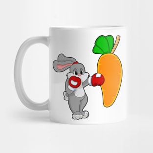 Rabbit Boxer Punching bag Carrot Mug